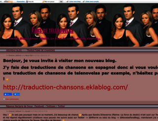 telenovelas.eklablog.net screenshot