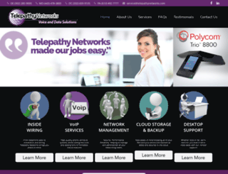 telepathynetworks.com screenshot