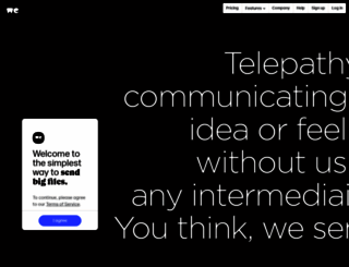 telepati.wetransfer.com screenshot