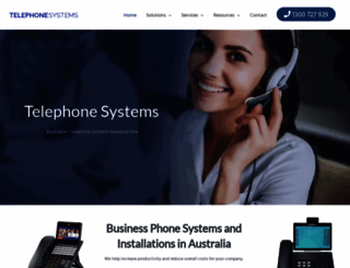 telephone-systems.com.au screenshot