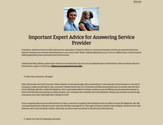 telephoneansweringserviceprovider.strikingly.com screenshot