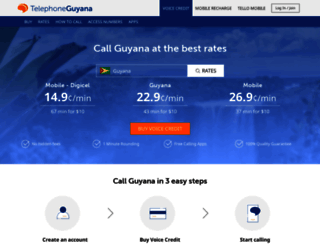 telephoneguyana.com screenshot