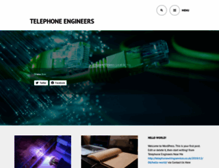 telephonelineengineers.wordpress.com screenshot