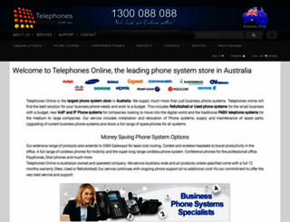 telephonesonline.com.au screenshot