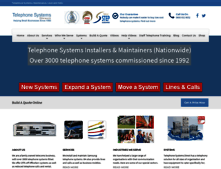telephonesystemsdirect.co.uk screenshot