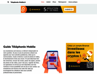 telephonie-mobile.fr screenshot