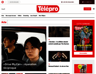 telepro.be screenshot