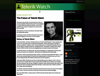 telerikwatch.com screenshot