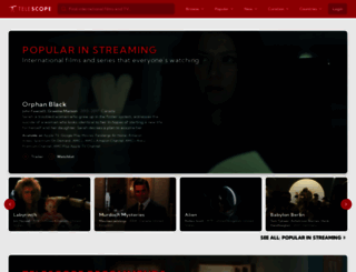 telescopefilm.com screenshot