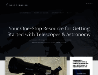 telescopeguide.org screenshot