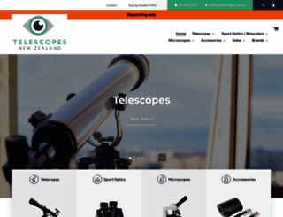 telescopes.net.nz screenshot