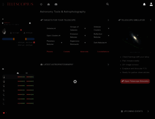 telescopius.com screenshot