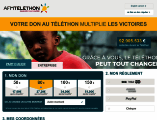 telethon.fr screenshot