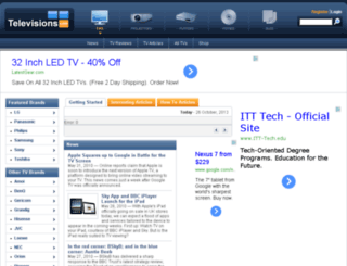 televisions.com screenshot
