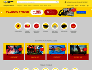 televisores.mercadolibre.com.mx screenshot
