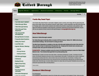 telfordborough.org screenshot