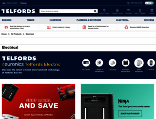 telfordselectric.ie screenshot