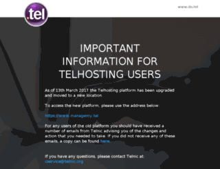 telhosting.opensrs.com screenshot