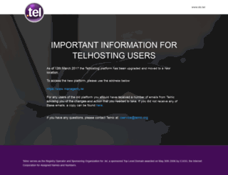 telhosting.webnames.ca screenshot