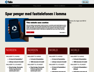 telio.no screenshot