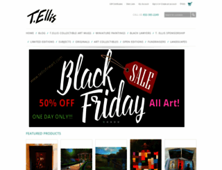 tellisfineart.com screenshot