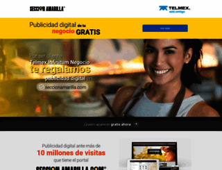 telmex.seccionamarilla.com screenshot