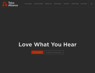 telos-systems.com screenshot