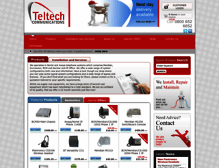 teltech.co.uk screenshot