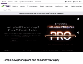 telusmobility.net screenshot