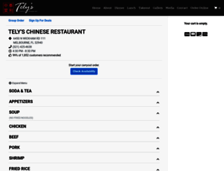 telyschineserestaurant.menufy.com screenshot