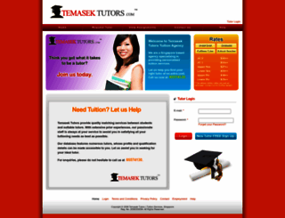 temasektutors.com screenshot