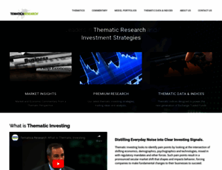 tematicaresearch.com screenshot