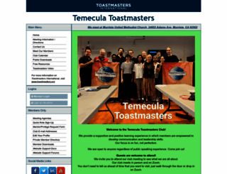 temecula.toastmastersclubs.org screenshot