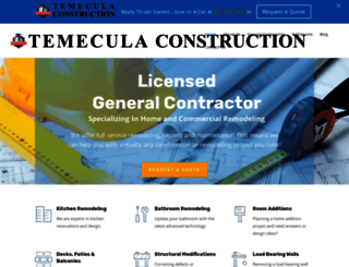 temeculaconstruction.com screenshot