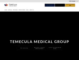 temeculamedicalgroup.com screenshot
