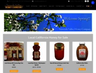 temeculavalleyhoneycompany.com screenshot