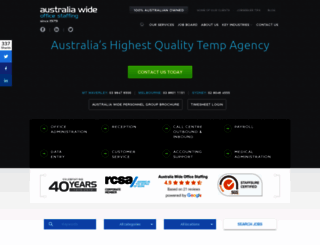 tempagenciesaustralia.com.au screenshot