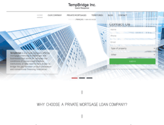 tempbridge.ca screenshot