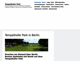 tempelhofer-park.de screenshot