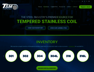 temperedmetals.com screenshot