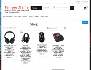 tempestgamers.com screenshot