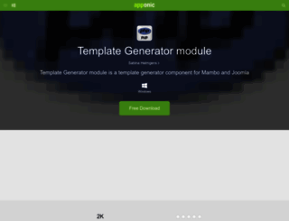 template-generator-module.apponic.com screenshot