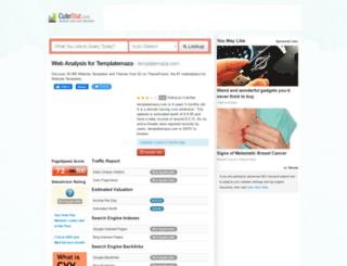 templatemaza.com.cutestat.com screenshot