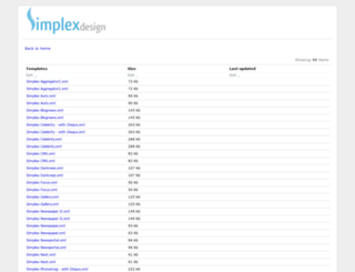 templates.thesimplexdesign.com screenshot