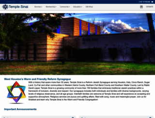 temple-sinai.org screenshot