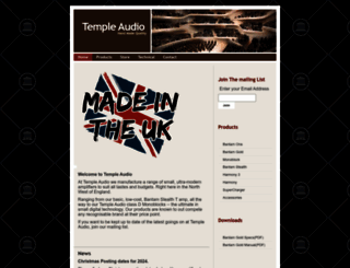 templeaudio.net screenshot
