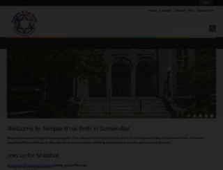 templebnaibrith.org screenshot