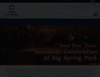 templebnaisholom.com screenshot