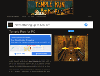 templerunforpc.com screenshot
