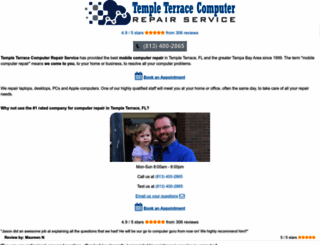 templeterracecomputerrepair.com screenshot
